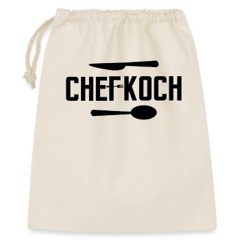 Chef Saying Job Make Money Career - Gift Bag 40 x 50 cm - nature - Front