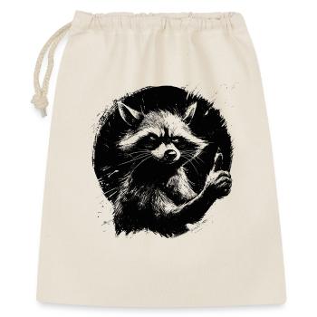 mad raccoon - Gift Bag 40 x 50 cm - nature - Front
