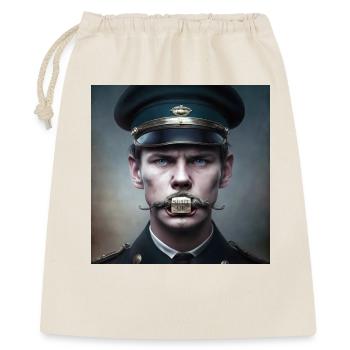 Verschwörung 04 - Halt die Klappe - Geschenkbeutel aus Baumwolle (40 x 50 cm) - Natur - Vorne