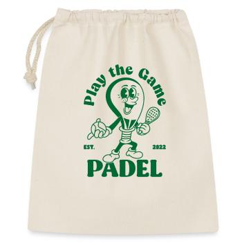 Play the game Padelshirt - Gift Bag 40 x 50 cm - nature - Front