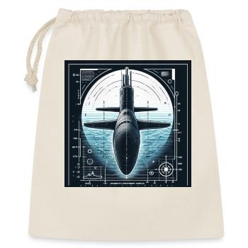 Sous-marin - Sac cadeau 40 x 50 cm - nature - Devant