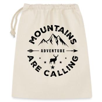 Les montagnes vous appellent - Aventure en plein air - Sac cadeau 40 x 50 cm - nature - Devant