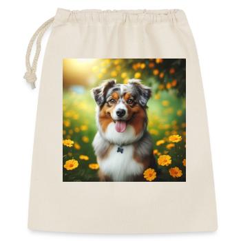 Australian Shepherd - Gift Bag 40 x 50 cm - nature - Front