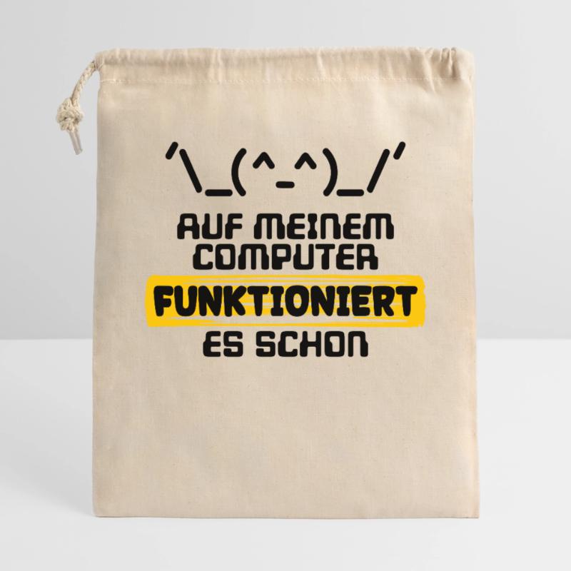 Developer Statement Code Scripting Programmer Gift Bag 40 x 50 cm