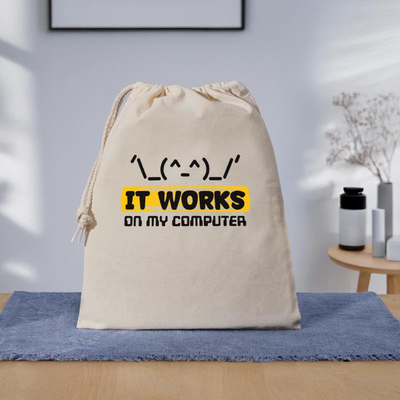 Coden Scripting Computer Geek Developer Statement Gift Bag 40 x 50 cm