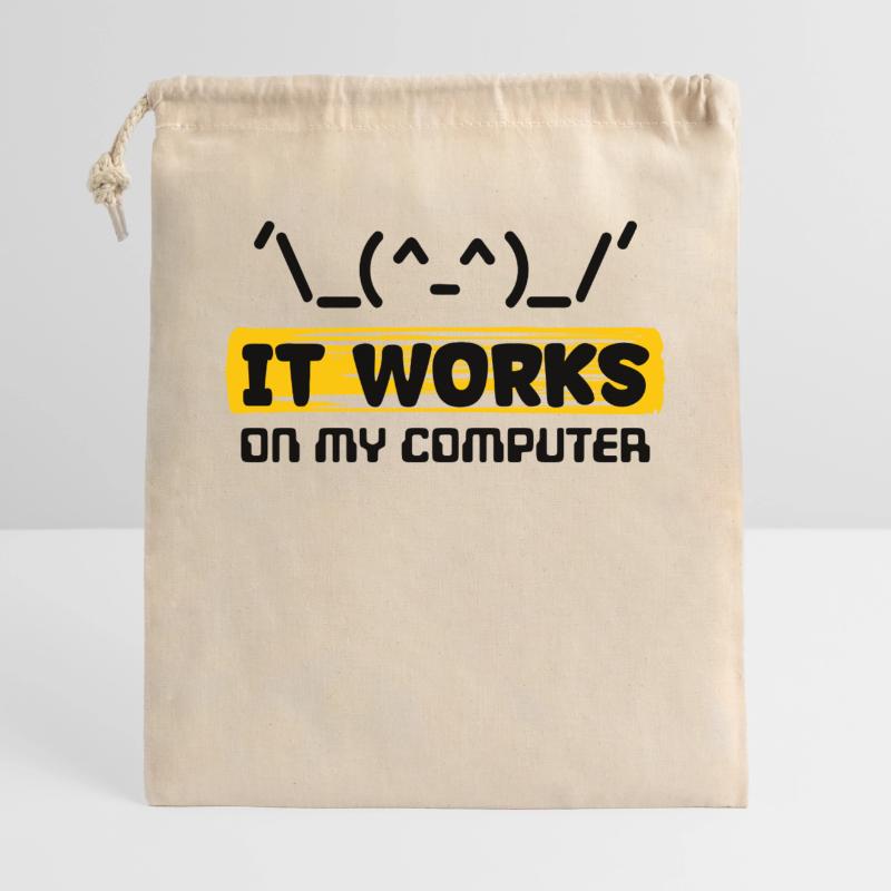Coden Scripting Computer Geek Developer Statement Gift Bag 40 x 50 cm