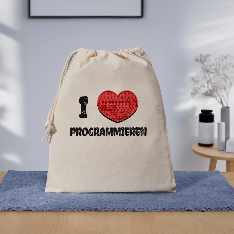 Developer Heart Web Developer Statement Computer Gift Bag 40 x 50 cm