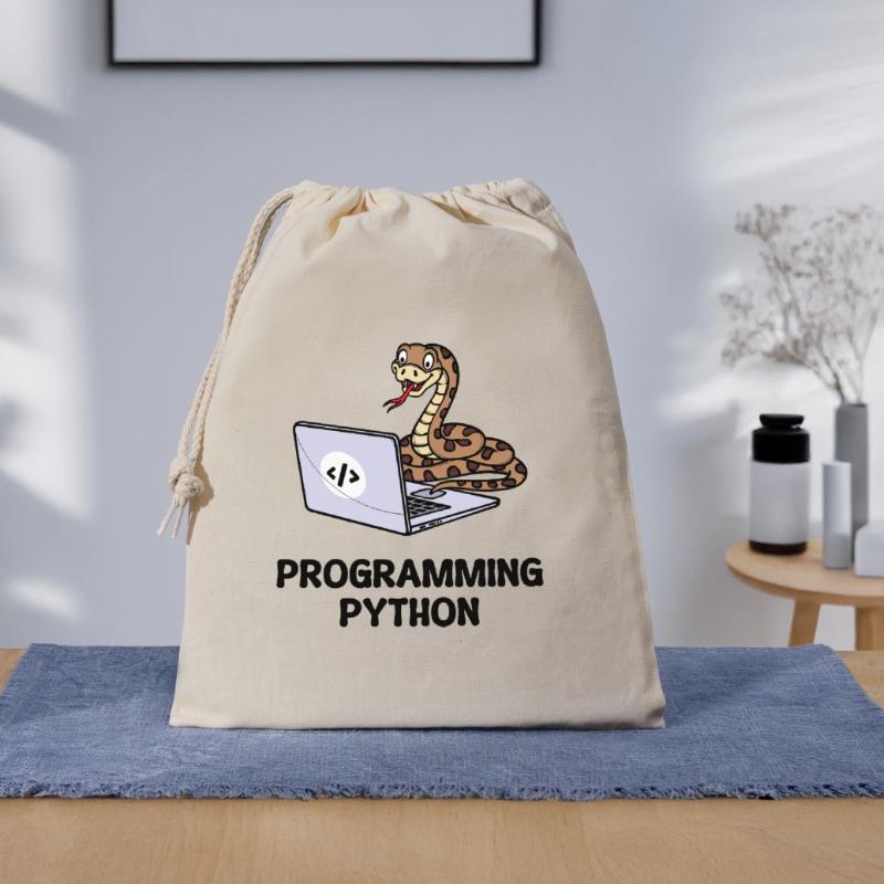 Developer Lustige Sprüche Programmierer Computer Geschenkbeutel aus Baumwolle (40 x 50 cm)