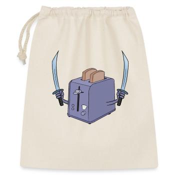 Le grille-pain et l’épée - Sac cadeau 40 x 50 cm - nature - Devant