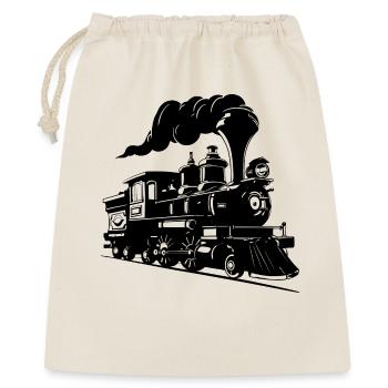 Steam locomotive Drawing - Gift Bag 40 x 50 cm - nature - Front