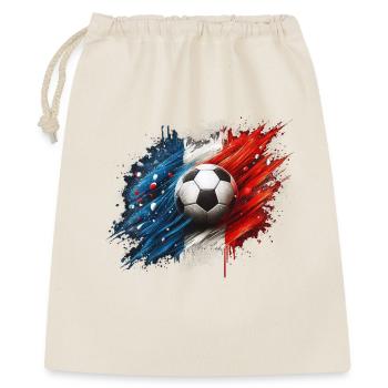 Viva French Football, Flag of France - Gift Bag 40 x 50 cm - nature - Front