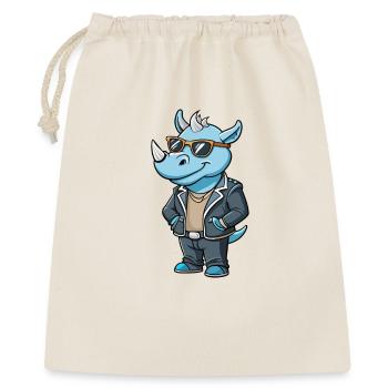 Rhino Funny Cartoon Kawaii Jacket Sunglasses - Gift Bag 40 x 50 cm - nature - Front