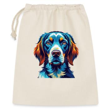 Auvergne Pointing Dog Breed Cartoon Kawaii - Gift Bag 40 x 50 cm - nature - Front