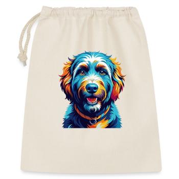 Labradoodle Hunderasse Bunte Karikatur Kawaii - Geschenkbeutel aus Baumwolle (40 x 50 cm) - Natur - Vorne
