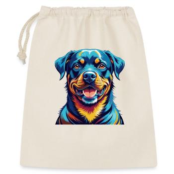 Rottweiler Chien Race Coloré Dessin Animé Kawaii - Sac cadeau 40 x 50 cm - nature - Devant