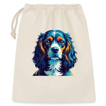Norfolk Spaniel Hunderasse Bunte Karikatur Kawaii - Geschenkbeutel aus Baumwolle (40 x 50 cm) - Natur - Vorne