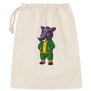 Tapir drôle Kawaii dessin animé Personnage Clipart - Sac cadeau 40 x 50 cm - nature - Devant