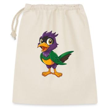 Cuckoo Bird Funny Kawaii Cartoon Character Clipart - Gift Bag 40 x 50 cm - nature - Front