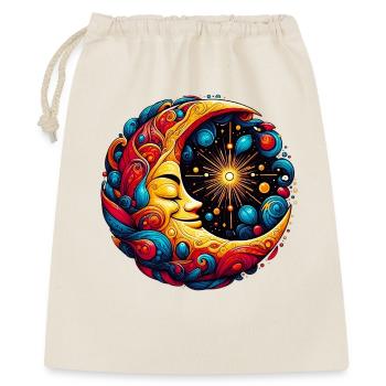 Mond - Geschenkbeutel aus Baumwolle (40 x 50 cm) - Natur - Vorne
