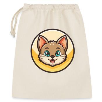 Australische Nebelkatzenrasse Karikatur Kawaii Tier - Geschenkbeutel aus Baumwolle (40 x 50 cm) - Natur - Vorne