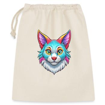 Australische Nebelkatze Rasse Karikatur Kawaii Tier Pe - Geschenkbeutel aus Baumwolle (40 x 50 cm) - Natur - Vorne