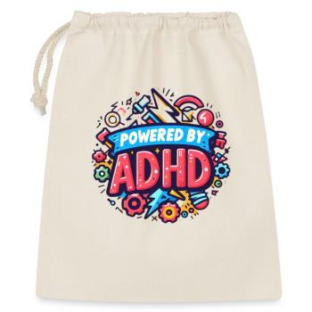 ADHS - Geschenkbeutel aus Baumwolle (40 x 50 cm) - Natur - Vorne