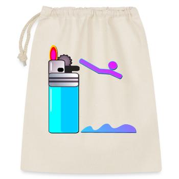 LIGHTER SWIMMING DIVING - Gift Bag 40 x 50 cm - nature - Front
