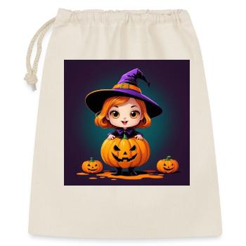 Halloween Pumpkin Witch - Gift Bag 40 x 50 cm - nature - Front