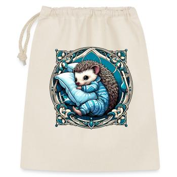 Hedgehog Cuddle Cuddly Pillow Gift - Gift Bag 40 x 50 cm - nature - Front