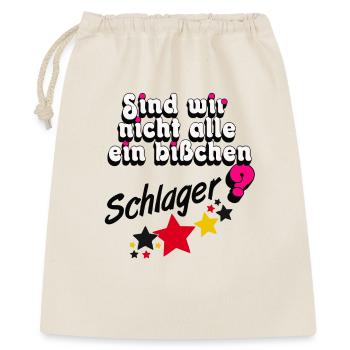 Schlager party, Schlager music, we're not - Gift Bag 40 x 50 cm - nature - Front