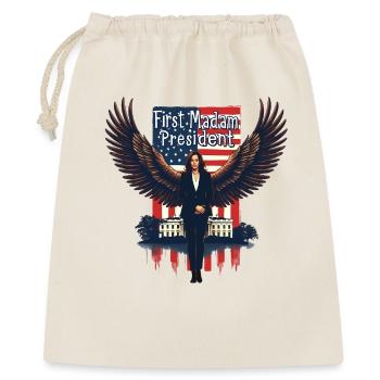 FIRST MADAM PRESIDENT, KAMALA HARRIS - Gift Bag 40 x 50 cm - nature - Front