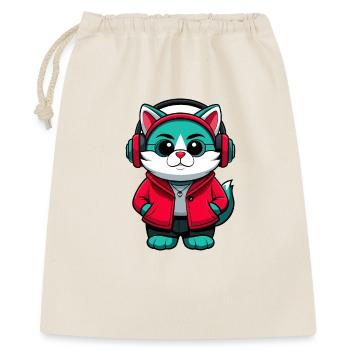 Australische Nebelkatzenrasse Karikatur Kawaii Tier - Geschenkbeutel aus Baumwolle (40 x 50 cm) - Natur - Vorne