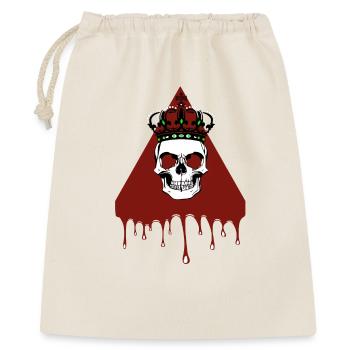 Tête de mort - Sac cadeau 40 x 50 cm - nature - Devant