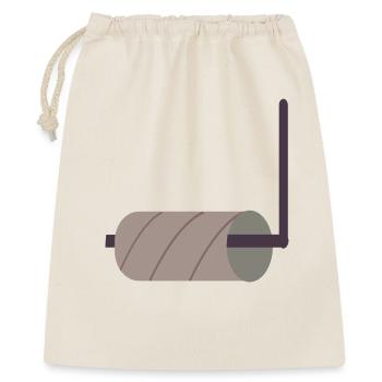 ROULEAU DE PAPIER TOILETTE VIDE TOILETTE - Sac cadeau 40 x 50 cm - nature - Devant
