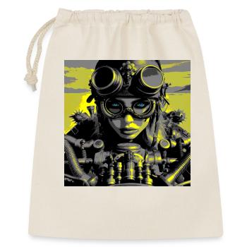 Steampunk Biker - Gift Bag 40 x 50 cm - nature - Front
