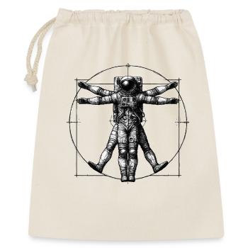 Vitruvian Astronaut Sketch Drawing Gift - Gift Bag 40 x 50 cm - nature - Front