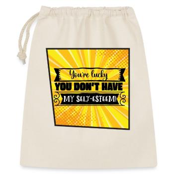 You're Lucky You Don’t Have My Self-Esteem - Gift Bag 40 x 50 cm - nature - Front