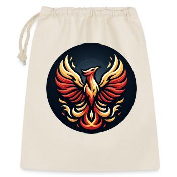 Phönix Feuerflügel Logo - Geschenkbeutel aus Baumwolle (40 x 50 cm) - Natur - Vorne