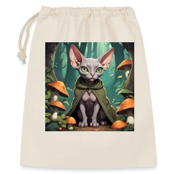 Goblin Sphynx - Geschenkbeutel aus Baumwolle (40 x 50 cm) - Natur - Vorne