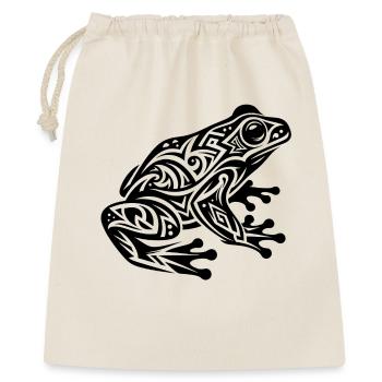 tatouage de grenouille - Sac cadeau 40 x 50 cm - nature - Devant