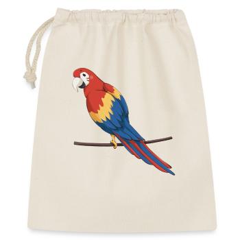 Perroquet - Sac cadeau 40 x 50 cm - nature - Devant