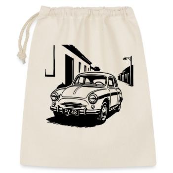 Alpenblech avec cœur - Sac cadeau 40 x 50 cm - nature - Devant