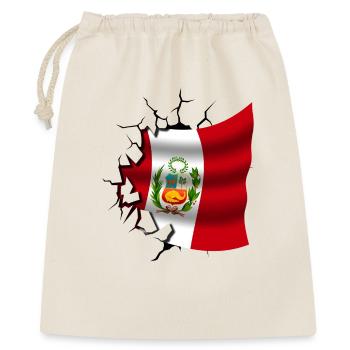 Flag of Peru - Peru - Flag Broken Design - Gift Bag 40 x 50 cm - nature - Front