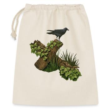 gekipptes kreuz, goth - Geschenkbeutel aus Baumwolle (40 x 50 cm) - Natur - Vorne