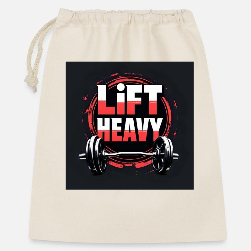 Motivational design for the gym - Gift Bag 40 x 50 cm - nature