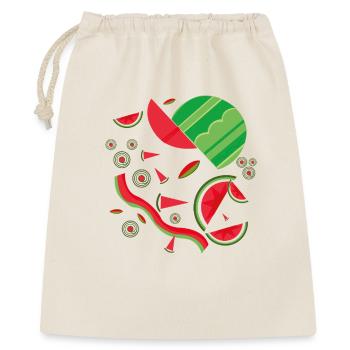 Abstract Watermelon Design - Gift Bag 40 x 50 cm - nature - Front