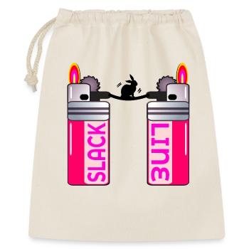RABBIT SLACKLINING LIGHTER - Gift Bag 40 x 50 cm - nature - Front
