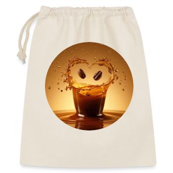 Coffee joy in the water splash - Gift Bag 40 x 50 cm - nature - Front