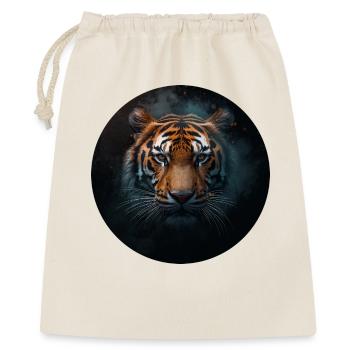 Intense tiger portrait with shining eyes - Gift Bag 40 x 50 cm - nature - Front