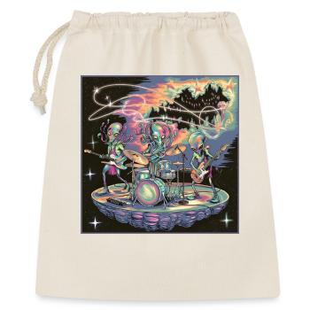 Cosmic Alien Rock Band Illustration - Gift Bag 40 x 50 cm - nature - Front